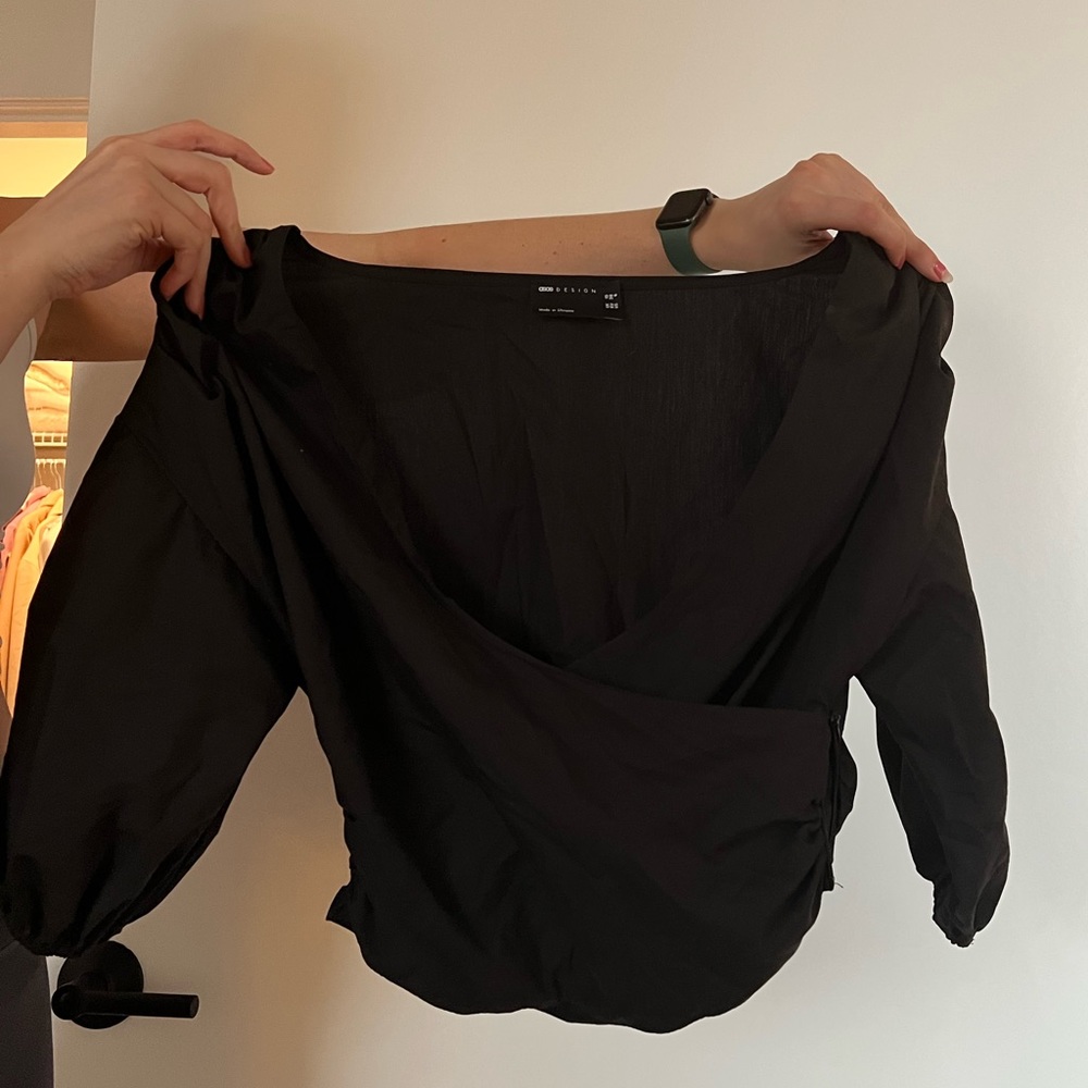 ASOS Design Wrap Blouse